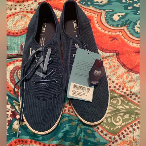 Toms Shoes - Tom’s sneakers Size 10 NWT